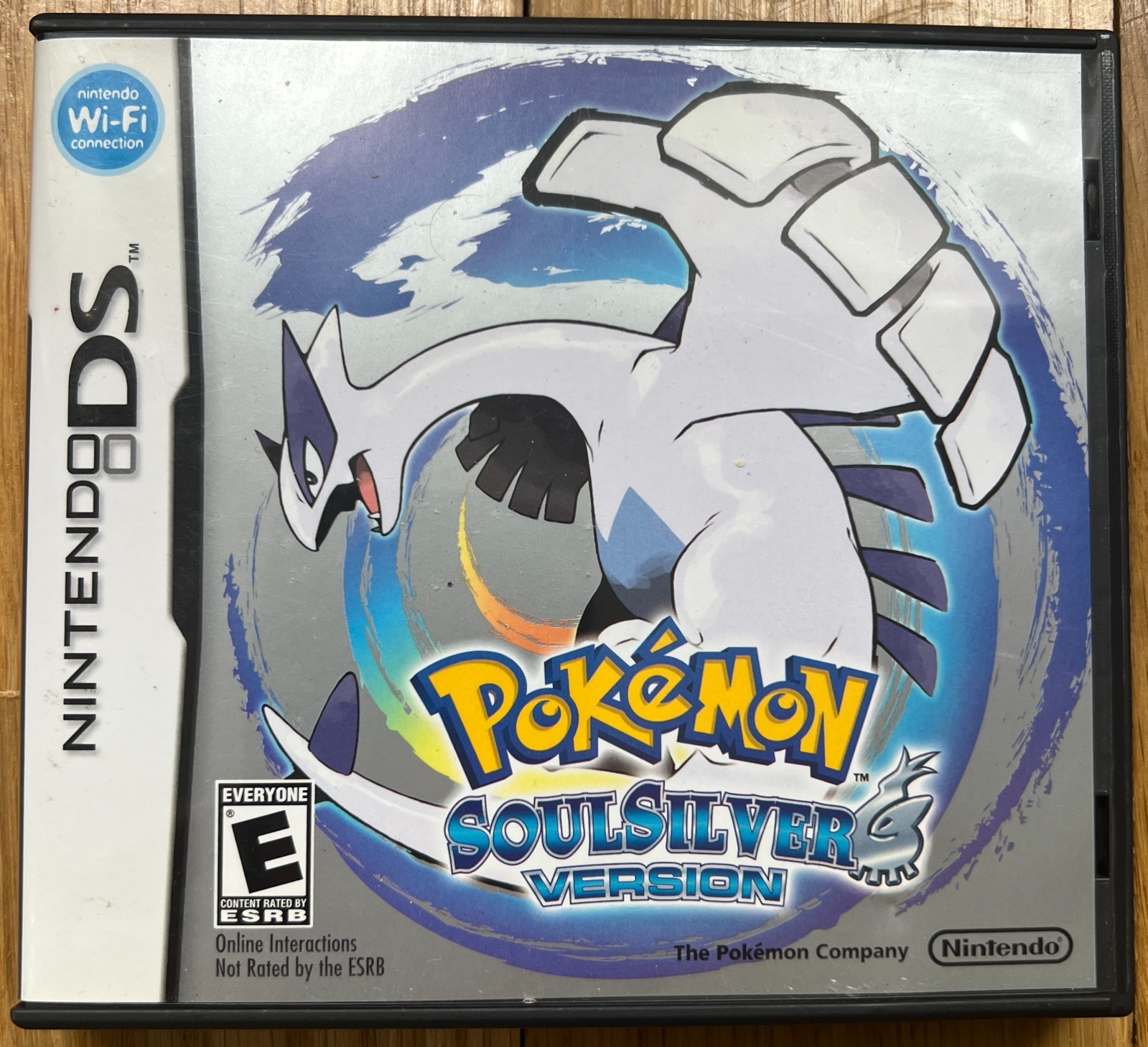 Pokemon SoulSilver Nintendo DS Not For Resale CASE AND MANUALS ONLY, NO GAME