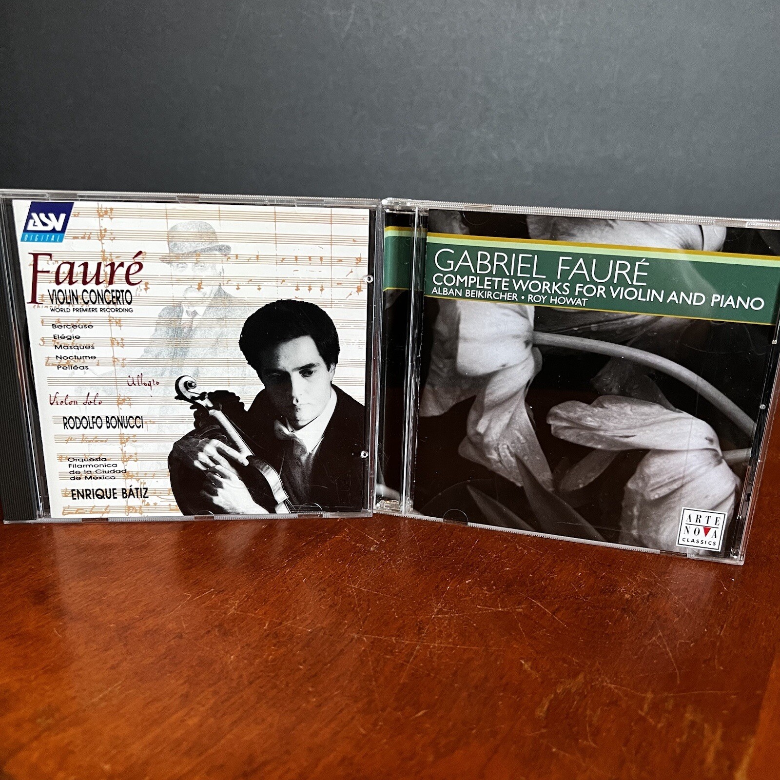 Lot: 2 Gabriel Fauré CD Complete Works for Violin and Piano R. Bonucci Concerto
