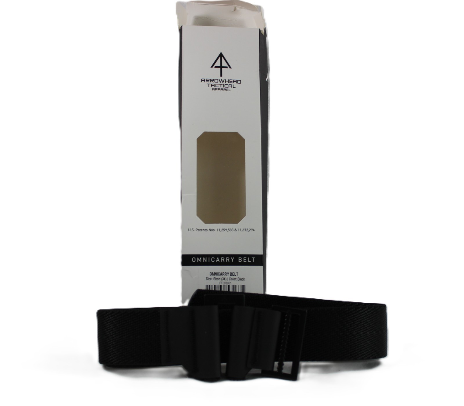 Arrowhead Tactical Apparel OmniCarry Belt Size Short (34) Black