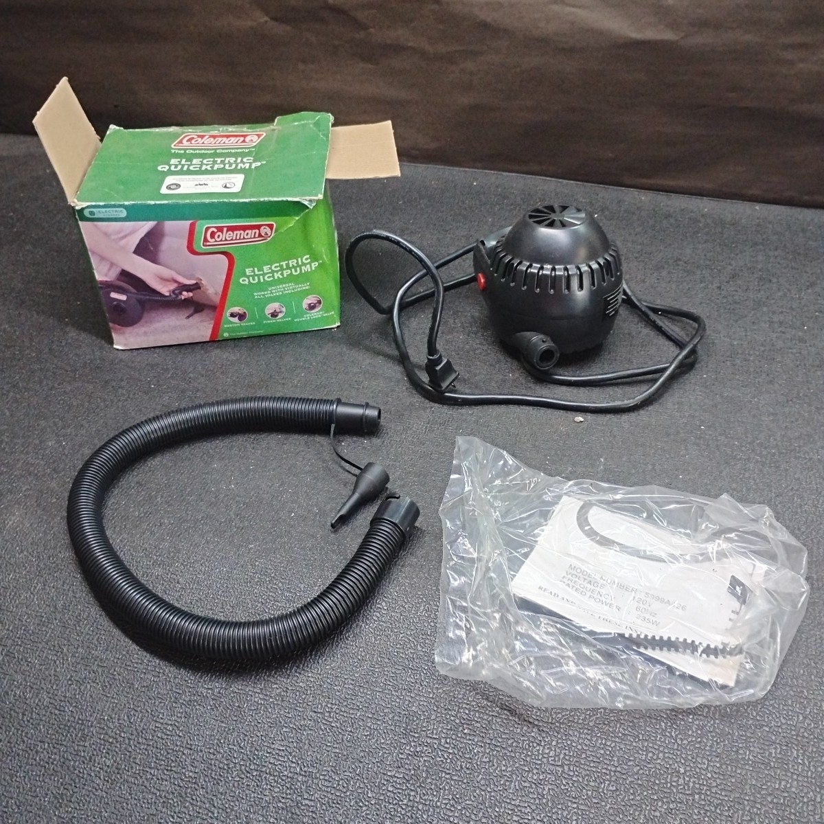 Coleman 5999A426 Quick Pump w/ Hose & Manual