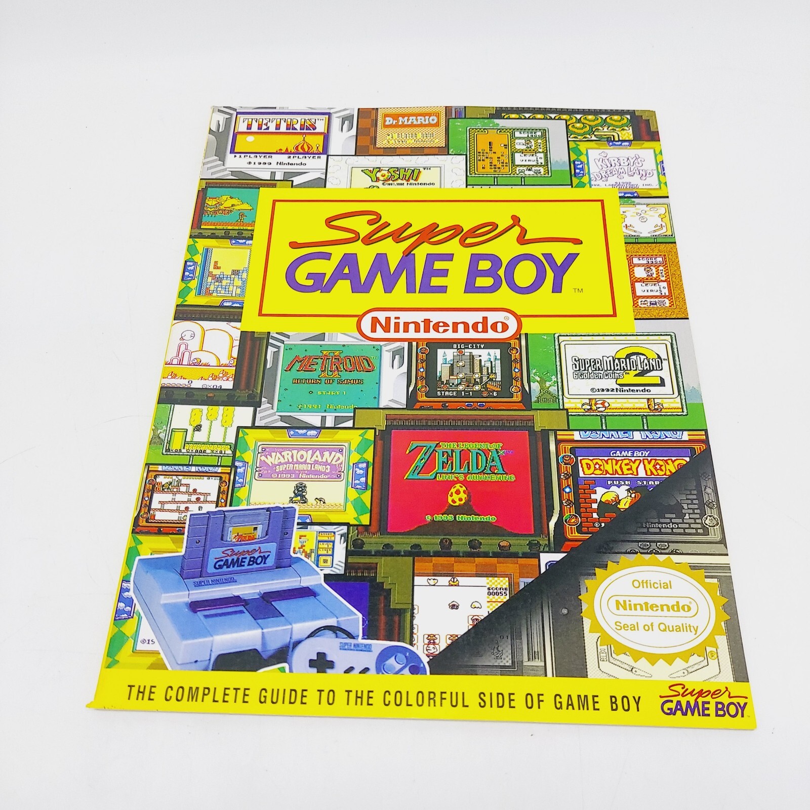 Super Game Boy Nintendo Official Complete Strategy Guide Book Vintage 1994