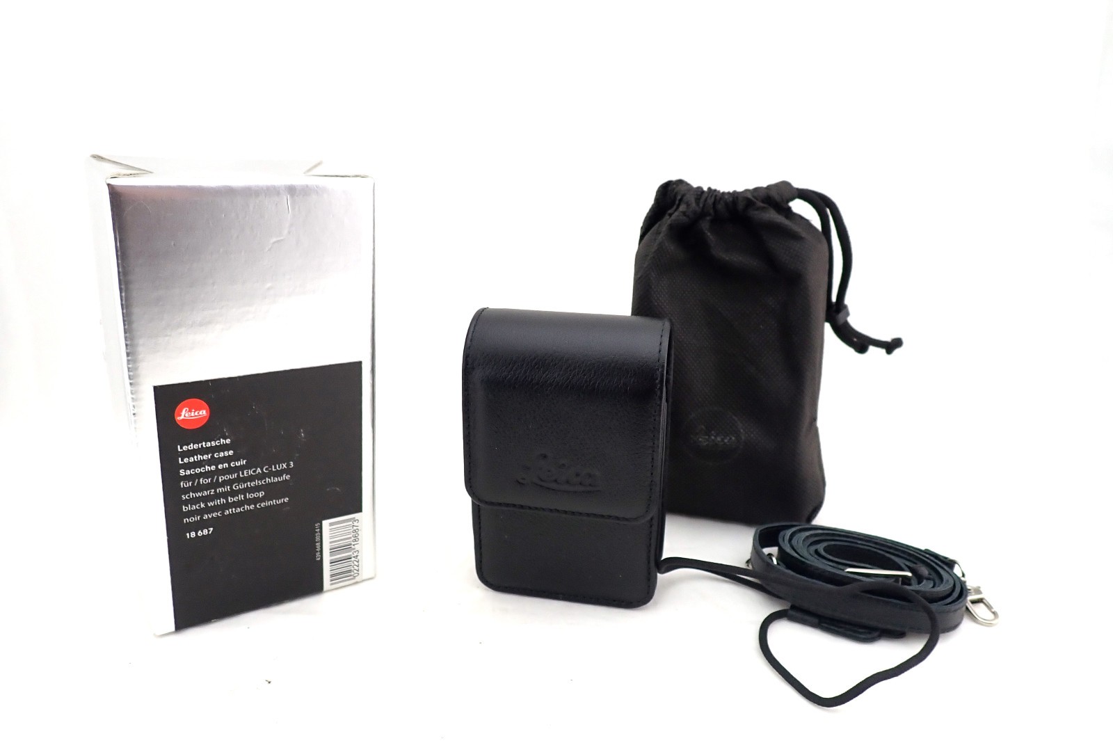 Leica Leather Bag for C-Lux 3 Black 18687 " - Leica Specialist Retailer
