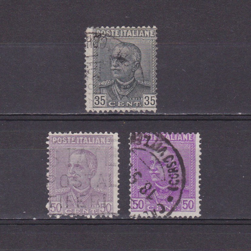 ITALY 1928, Sc# 199-200, part set, shades, Used