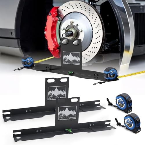 Wheel Alignment Tool with Imperial Tape Measure, Heavy-Duty Toe Alignment 