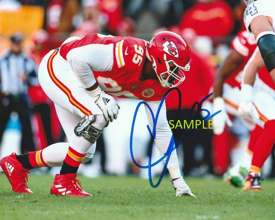 CHRIS JONES #2 REPRINT SIGNED 8X10 PHOTO AUTOGRAPHED CHIEFS MAN CAVE GIFT