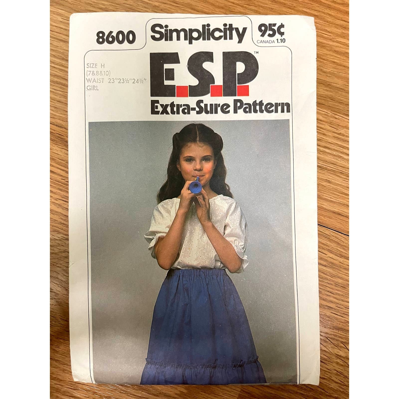 Vintage 1970s Simplicity 8600 Sewing Pattern Womens XXS Ruffle Skirt COMPLETE