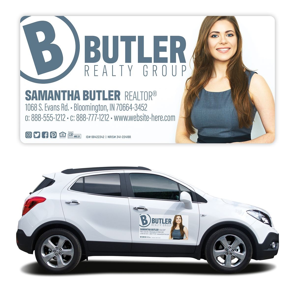 (2) 24" x 12" Full Color Vehicle Magnet Custom