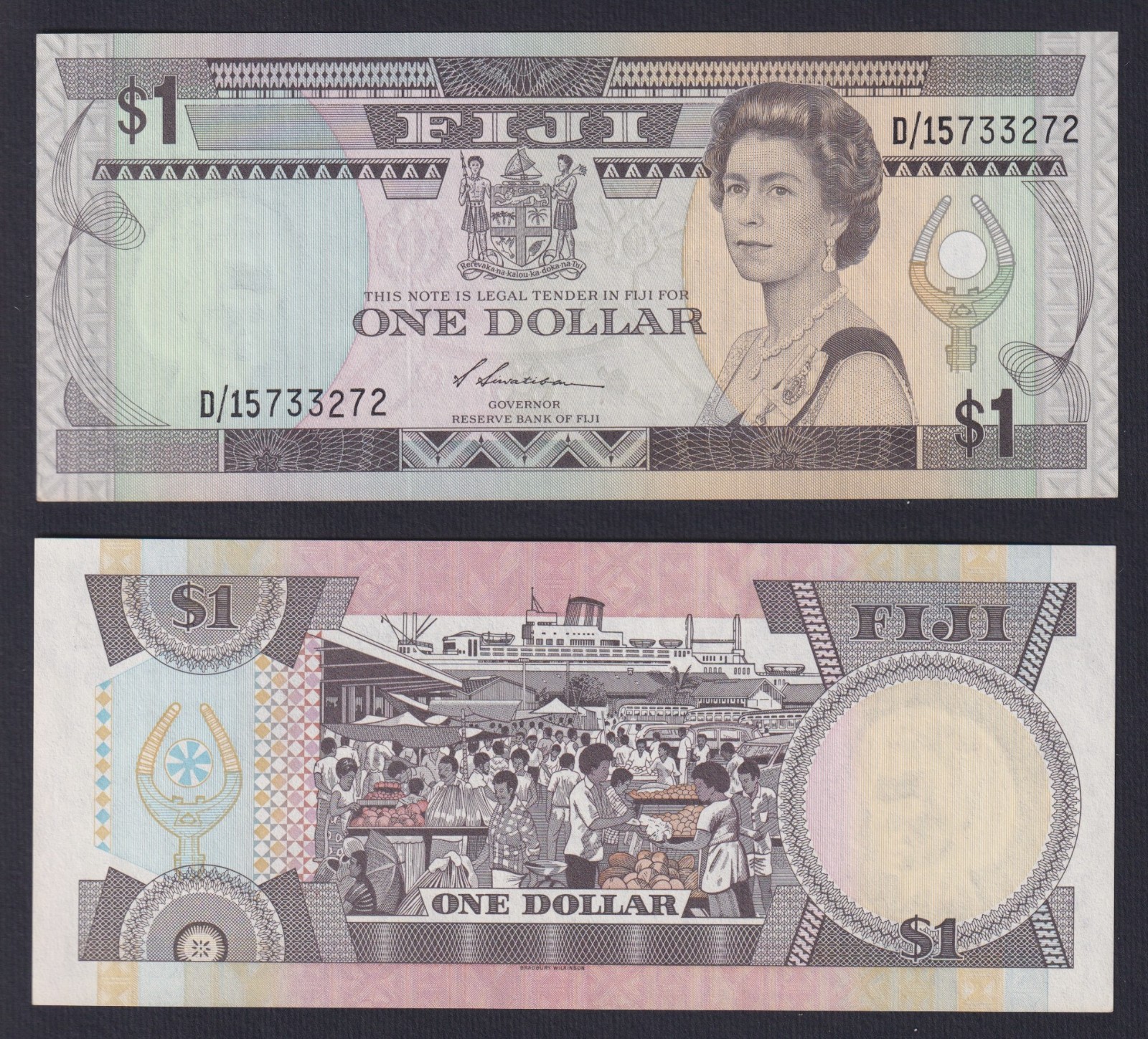 Billet Fidji 1 Dollar 1987 P 86a Fds / UNC