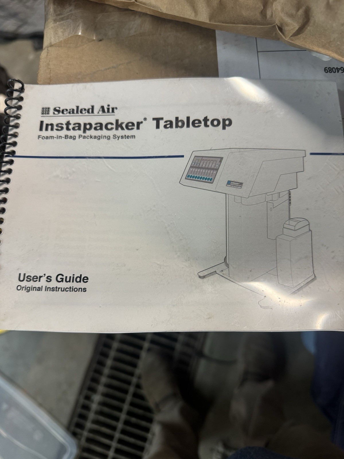 Instapacker Manual Seal Air Operator Guide Tabletop Instapak