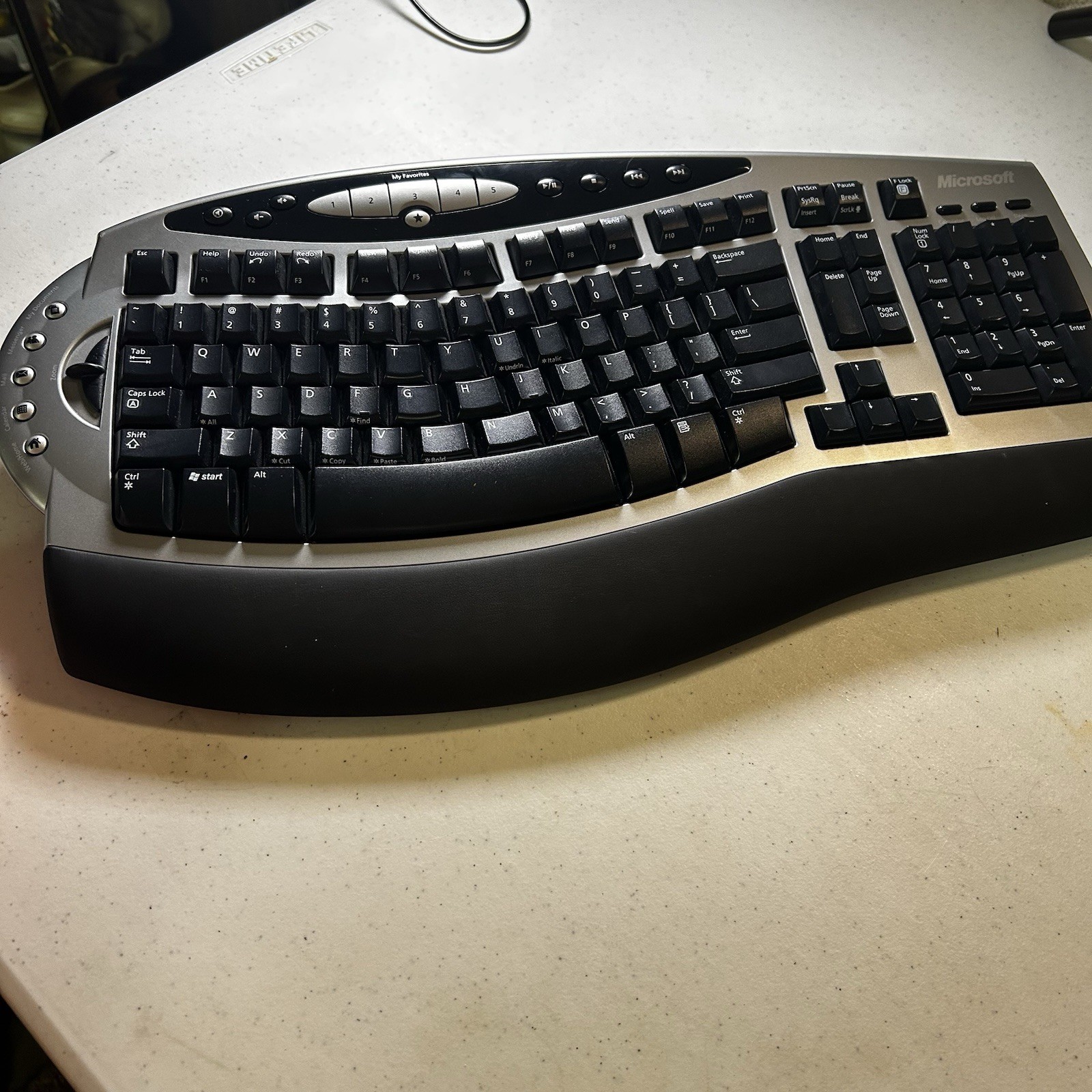 Microsoft Wireless Comfort Keyboard 1.0A Ergonomic Split Design No Dongle