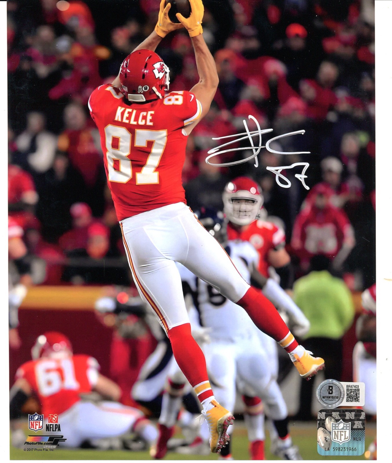 -Travis Kelce- 8x10 Reprint Photo Signed/Autograph/Auto Kansas City Chiefs NFL