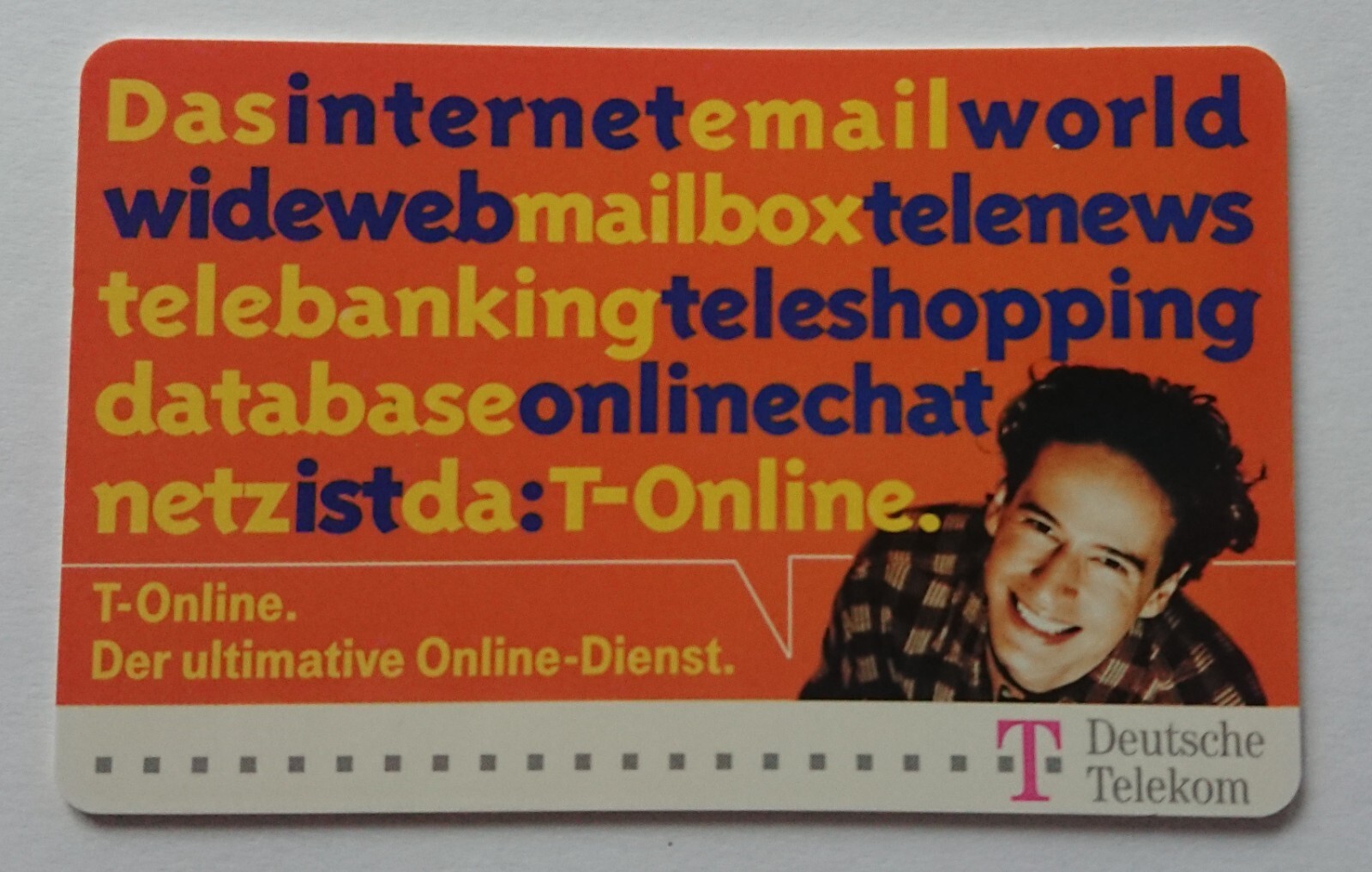 Phone card 12 DM Telekom T-Online Telebanking collection card