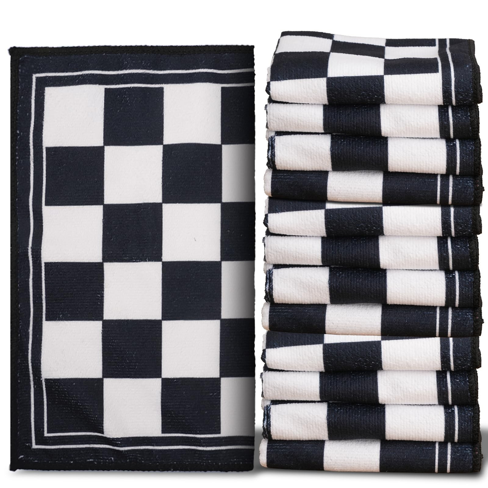 YUA Microfiber Cleaning Cloth 12 Pack,Microfiber Towels Cleaning,Microfiber T...