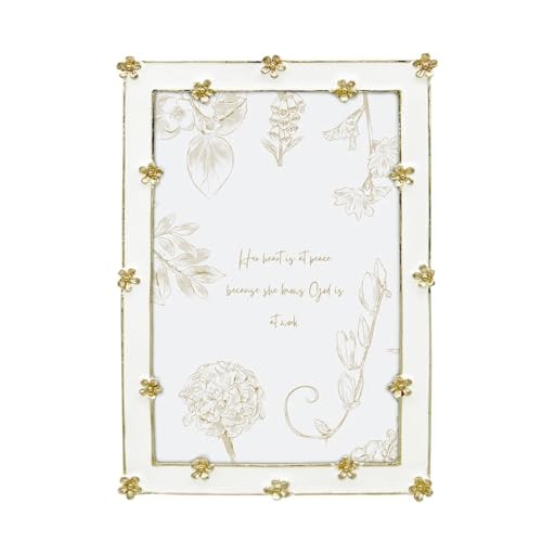 Spring Flower Thin Border Photo Frame / 4x6 In | For Vertical & Horizontal 
