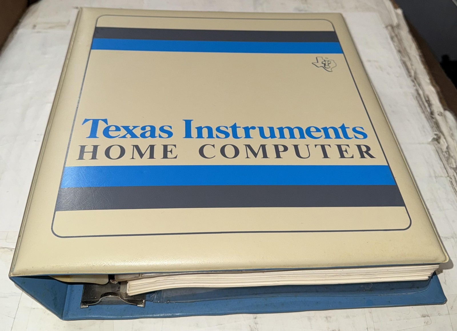 Vintage Texas Instruments Home Computer Binder Manual TI-99/4A Editor/Assembler
