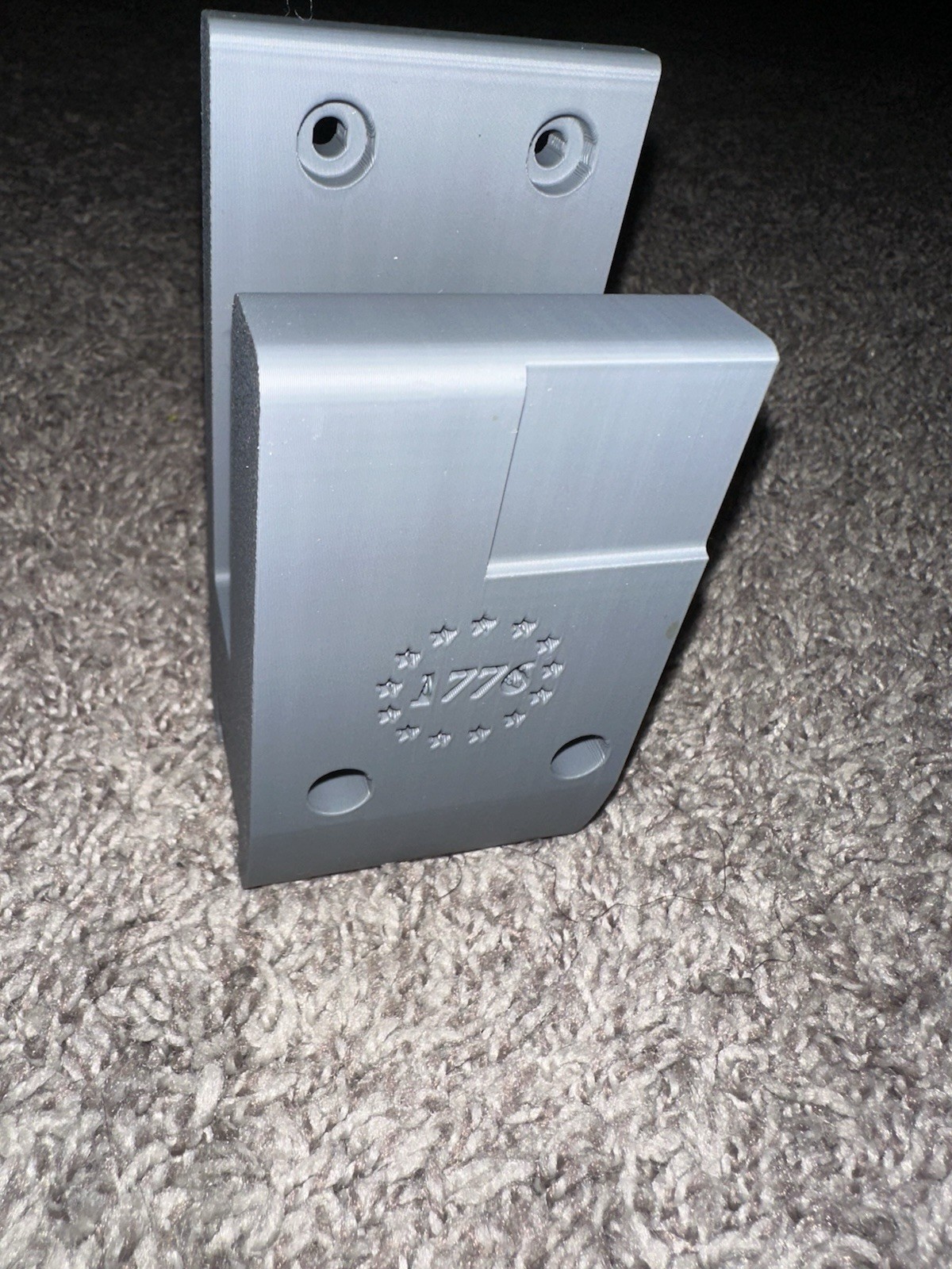  Wall Mount .223/556 Rifle Rack Holder with 1776 Stars Design