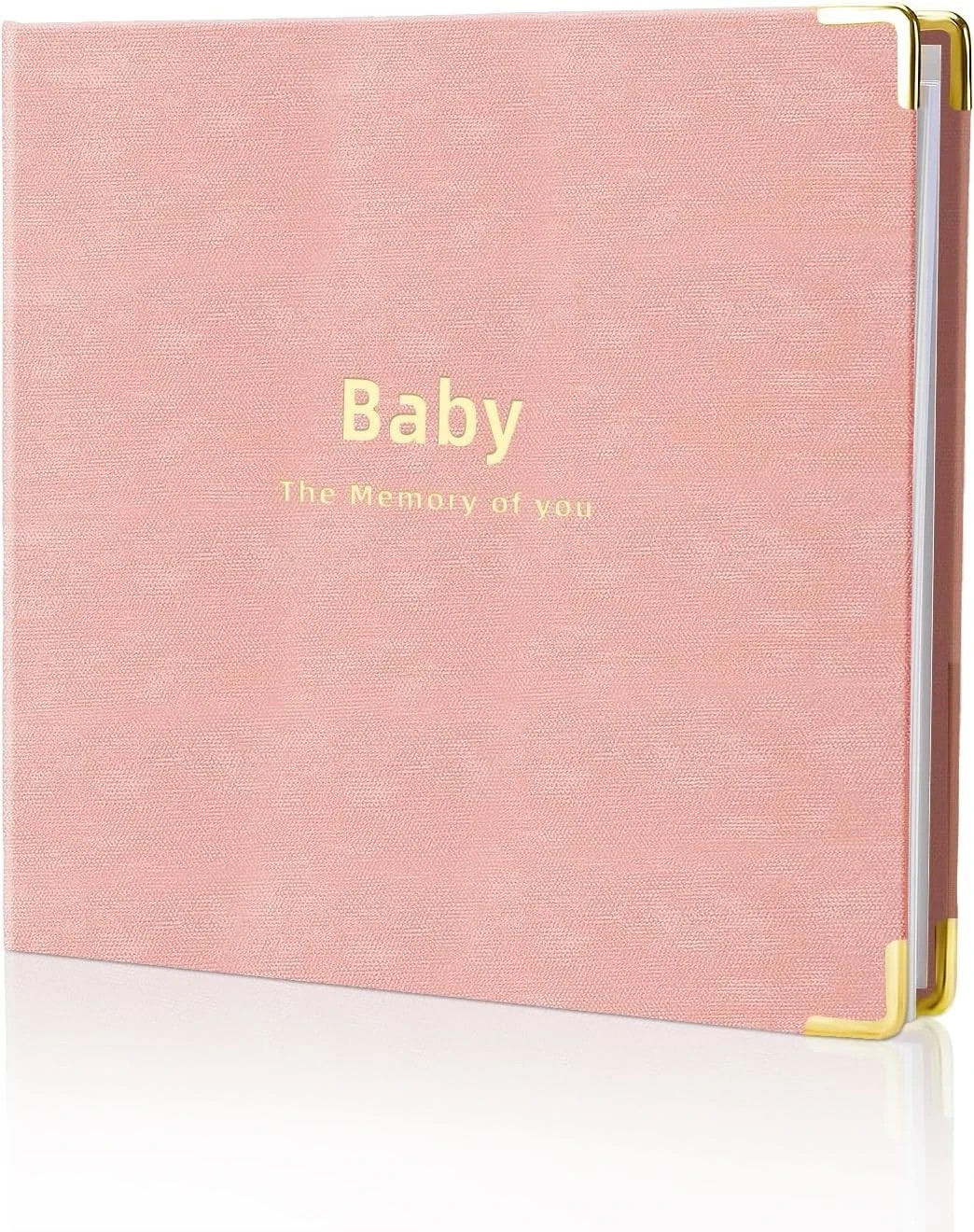 Baby book Memory Book for baby boys and girls First 5 years Large, Pink 