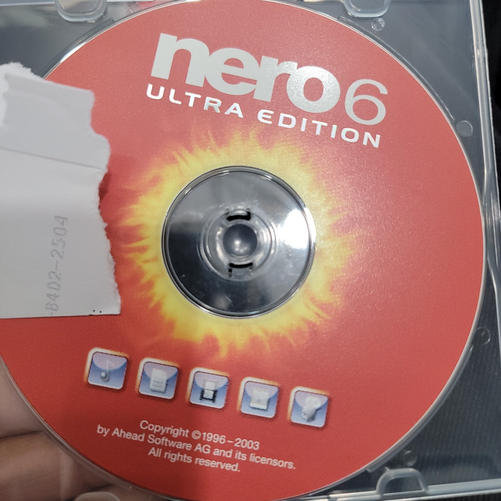 NERO 6 Ultra Edition DISC ONLY Serial Number Untested