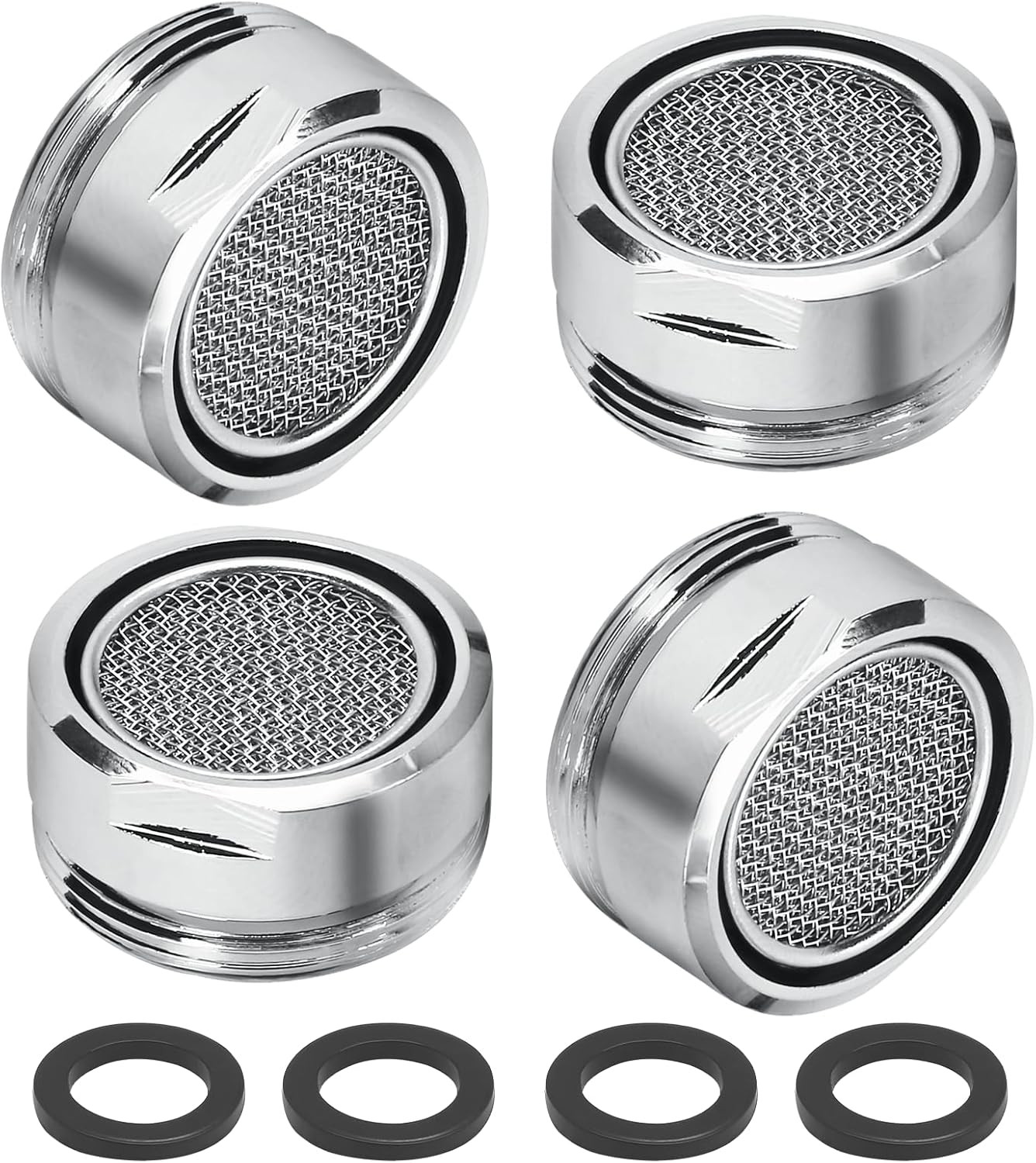 15/16 Inch Faucet Aerator 4 PCS, Kitchen Sink Aerator Replacement Parts, Sink Fa