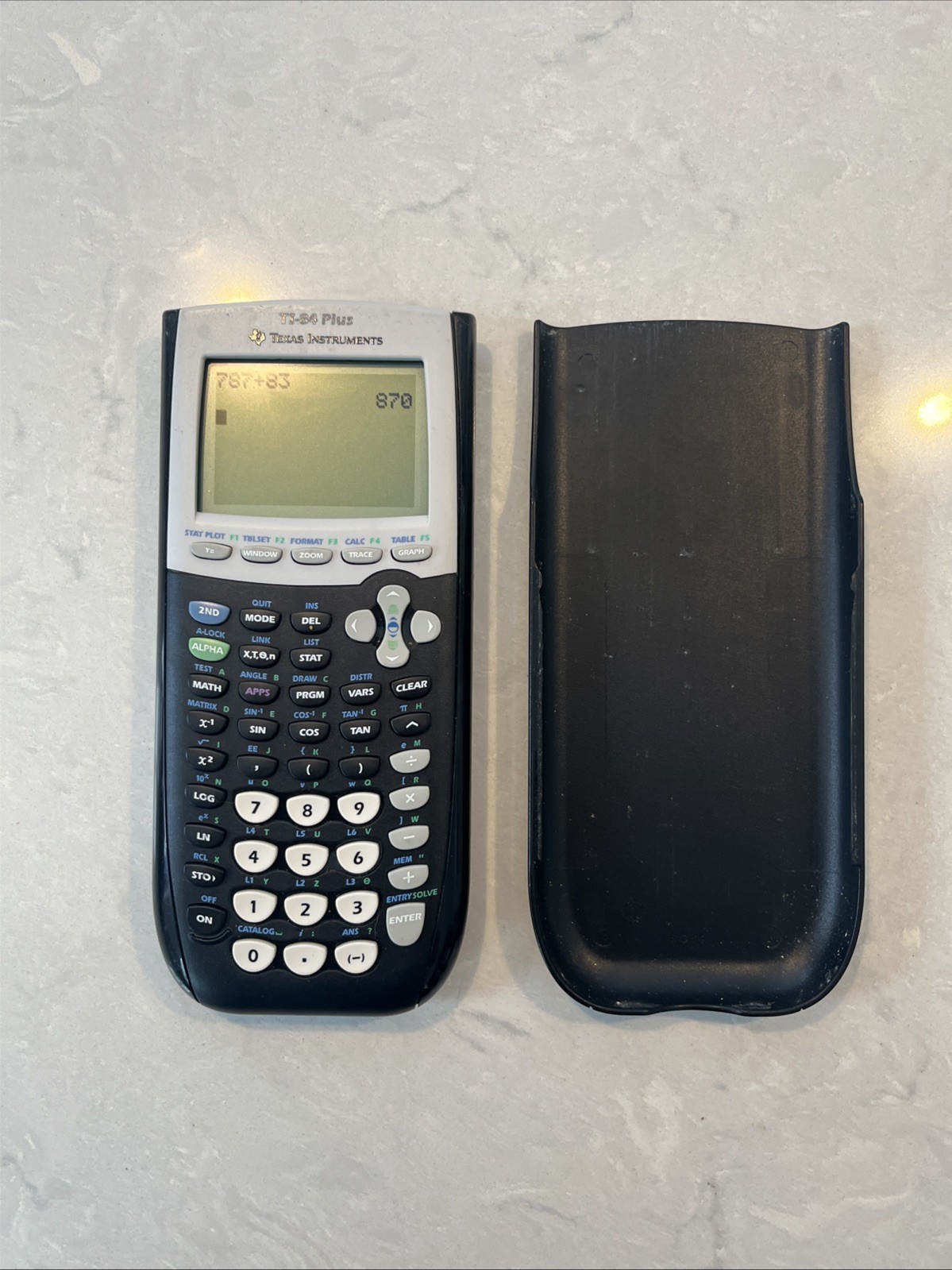 Texas Instruments TI-84 Plus Graphing Calculator - Black