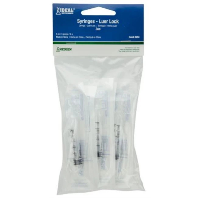Neogen Syringe 20Cc Luer Lock