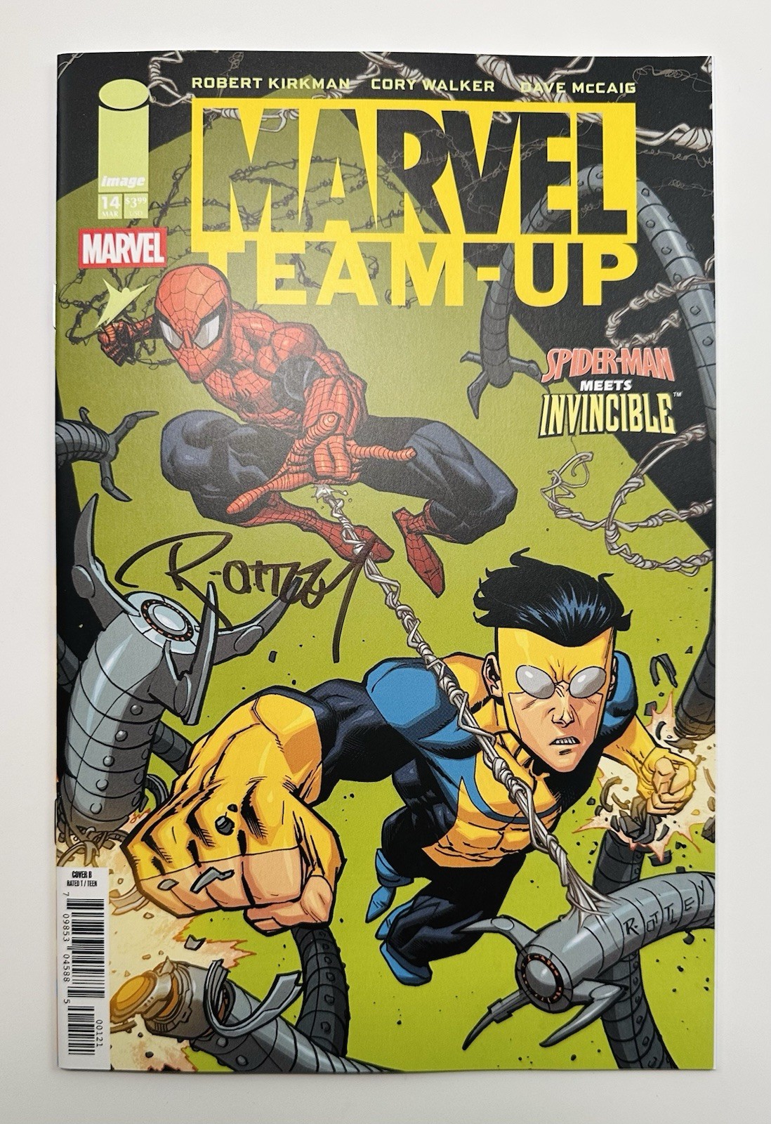 Marvel Team-Up #14 Signed by Ryan Ottley W/ CoA - Ottley Variant Cover B 2026