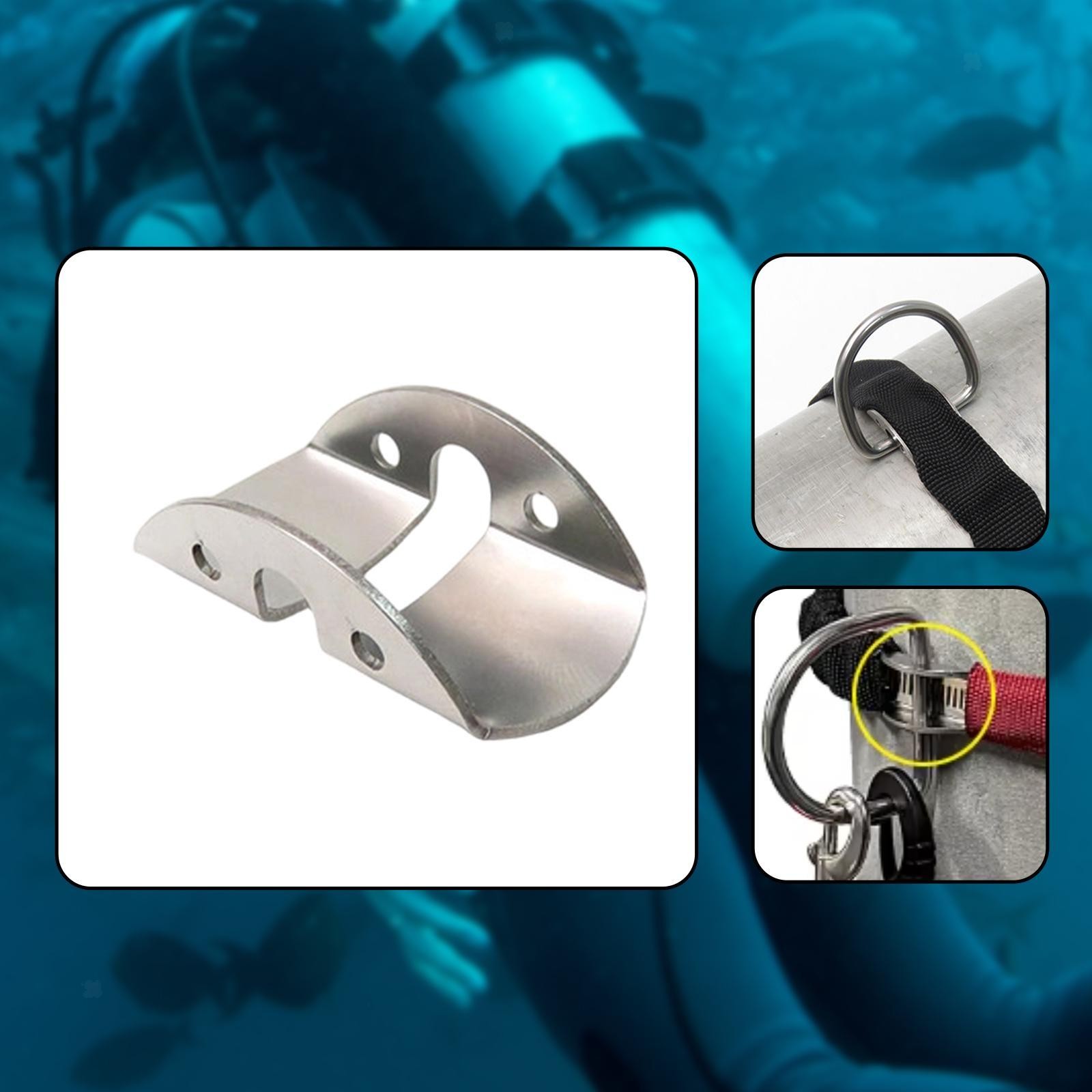 Scuba Side Mount Tank Holder Backplate Clip Replace Bracket Professional Repair
