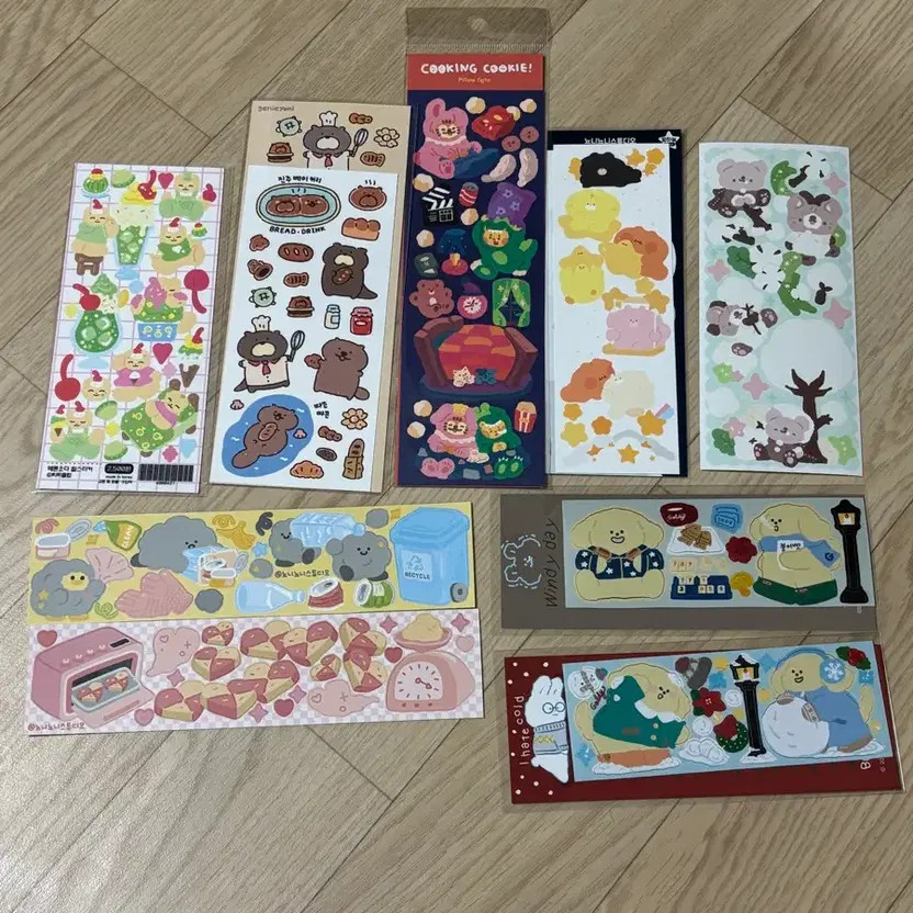 Seals Sticker Disposal, Assorted Designs, Used Condition