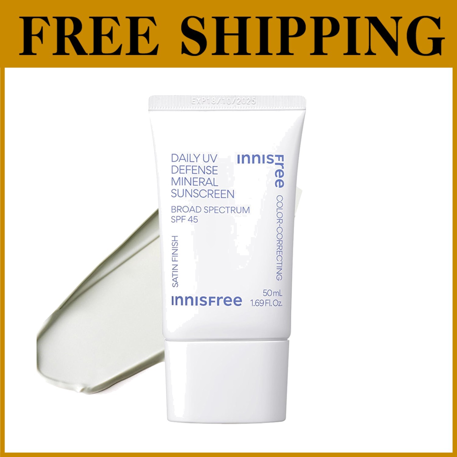 Mineral Sunscreen SPF 45 Hyaluronic Acid