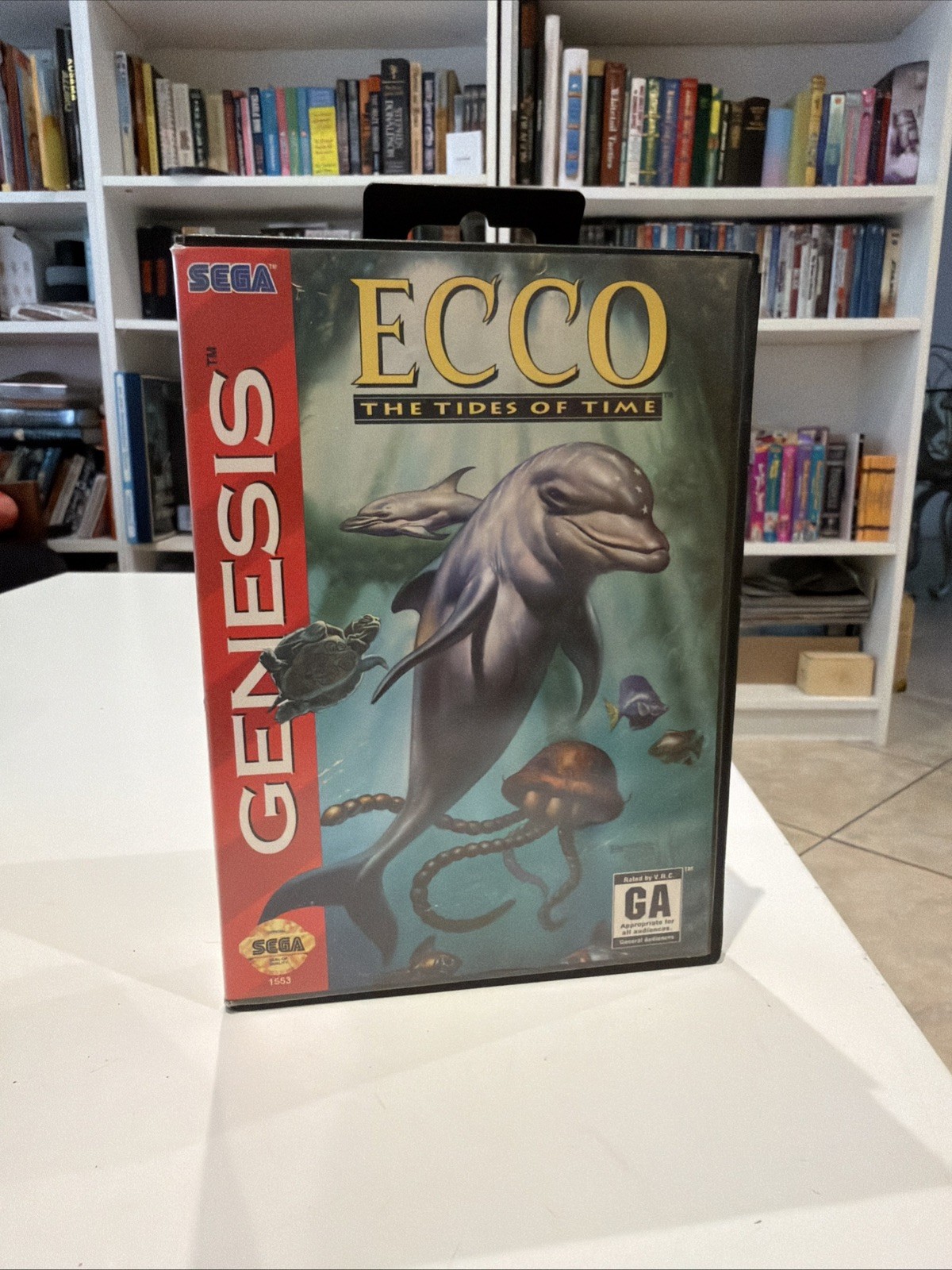 ECCO THE TIDES OF TIME - SEGA GENESIS - Game Retro *TESTED & WORKING* Rare 