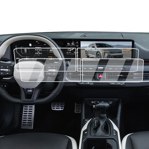  2026 Kia K4 Screen Protector - 4 Pcs 2025 Kia K4-12.3 Inch Screen-Nano Film