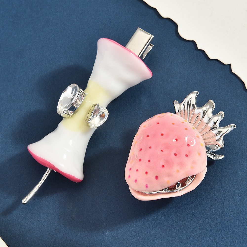 Cute Strawberry Hair Clip