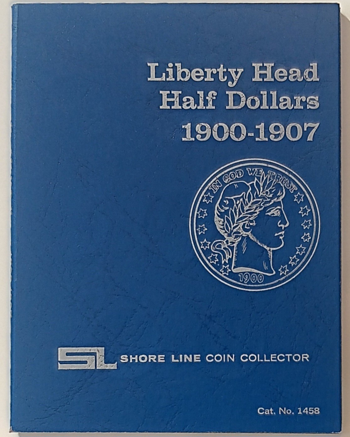 Shore Line 1900-1907 Liberty Head Barber Half Dollars Halves 50c Coin Folder