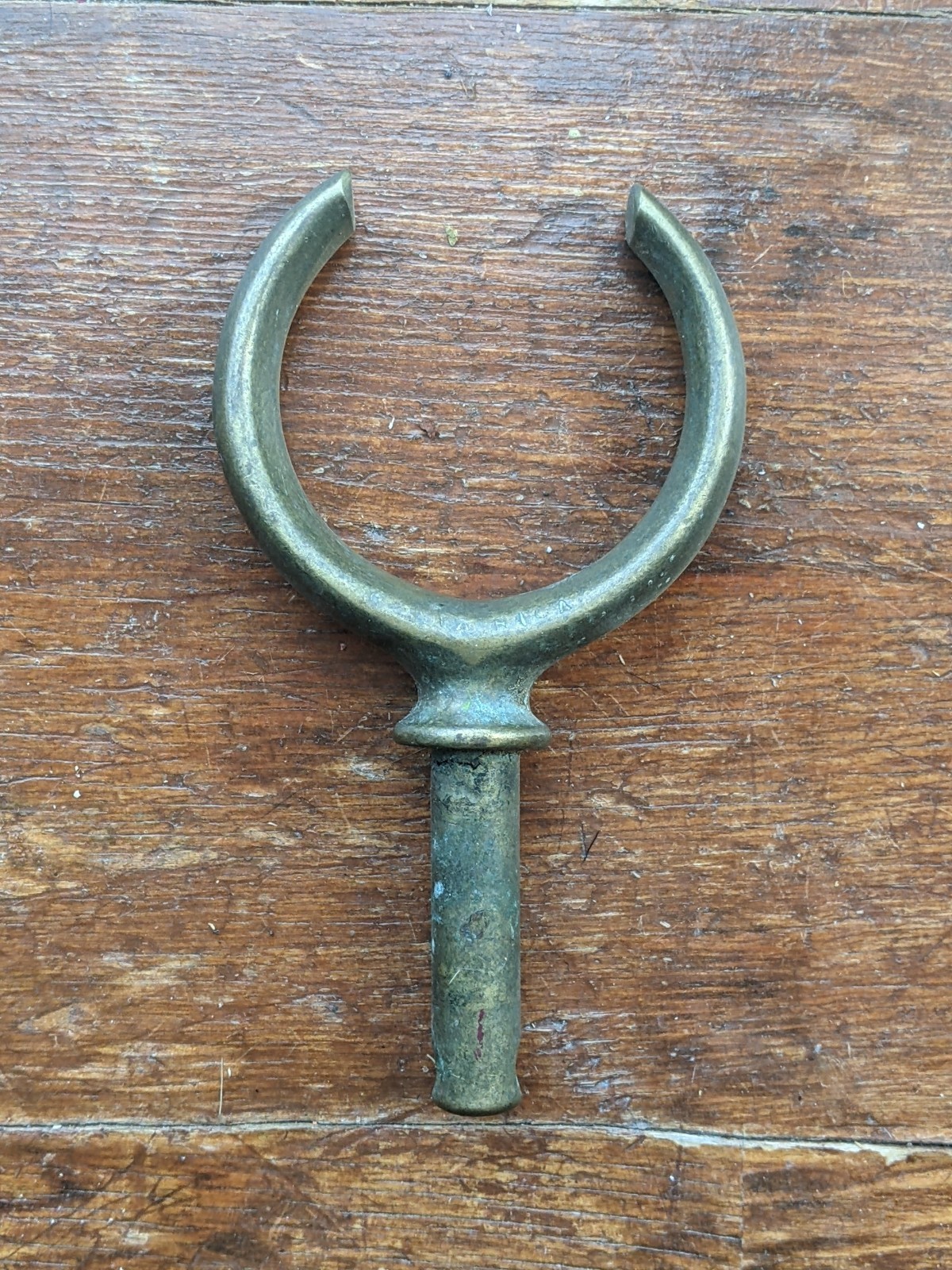 Vintage Brass Bronze Oar Lock USA Nautical Décor Steam Punk