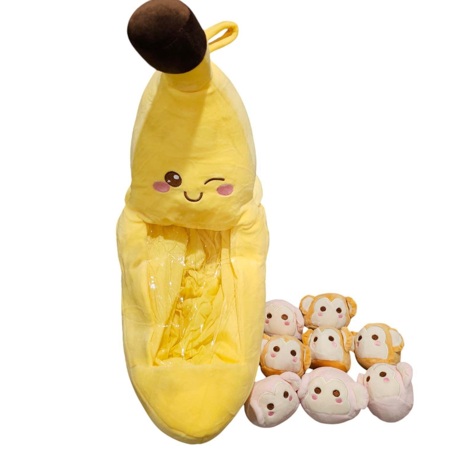 Cute Throw Pillow Stuffed Banana Toys Kawaii Banana Plush Avocado Stuffed Ani...