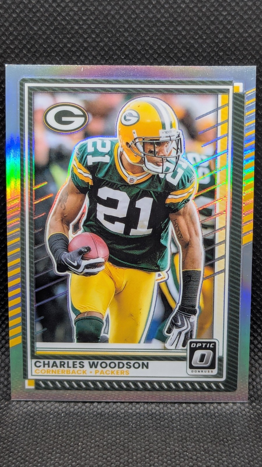 2025 Panini Donruss Optic Holo Prizm #103 Charles Woodson Green Bay Packers