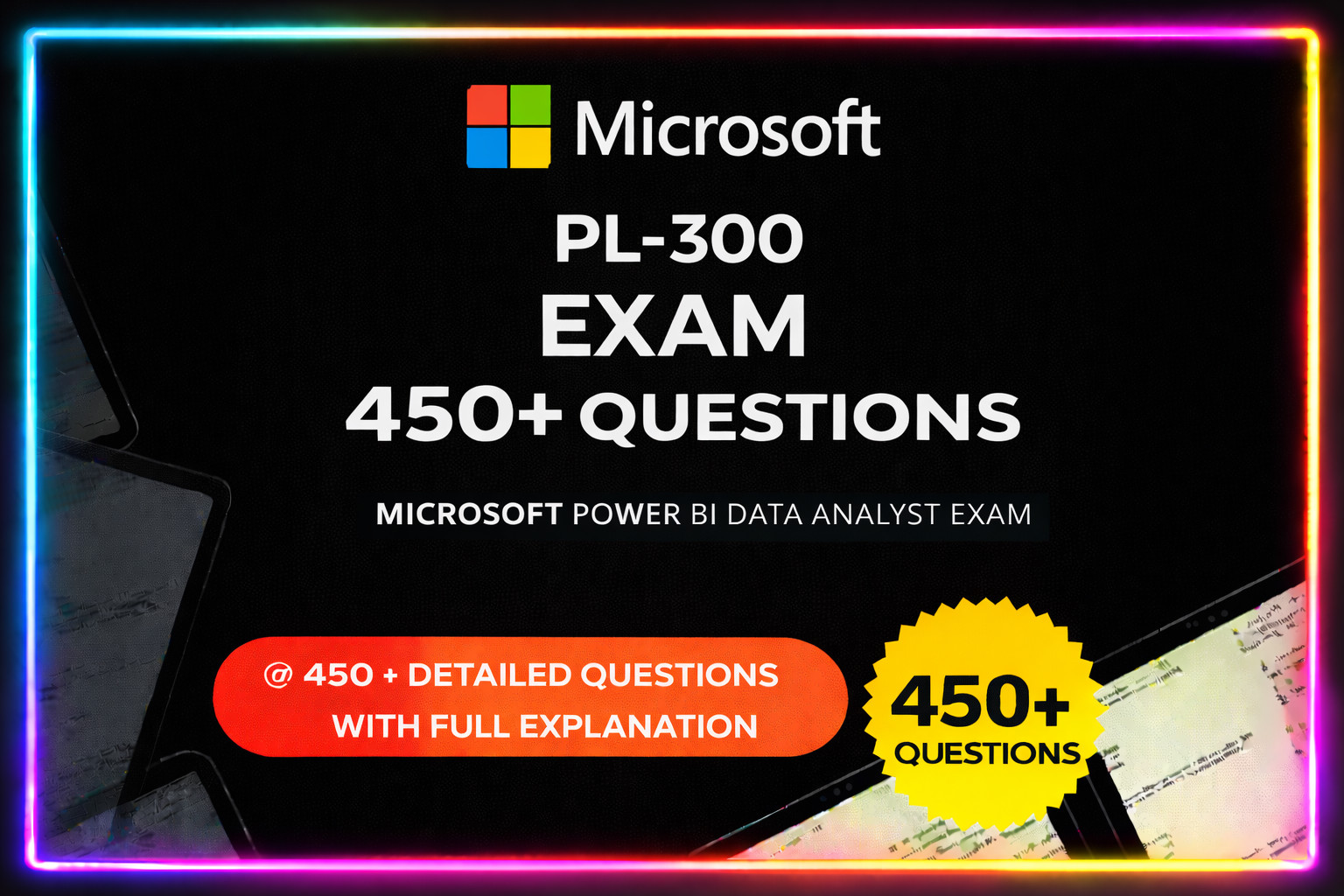 Microsoft PL-300 Exam New Practice Questions 2026 Guaranteed (1 Month Updates)