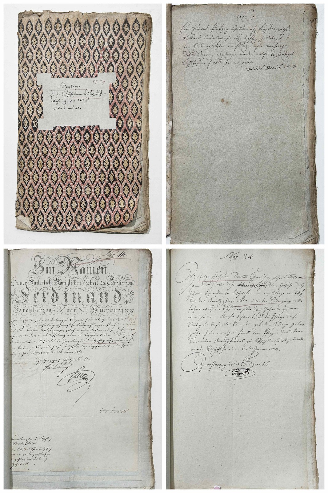 Bischofsheim In The Rhön / Receipt Book Manuscript 1812-13