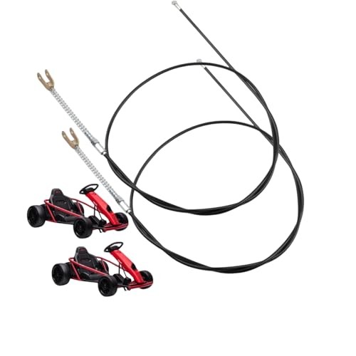 2 Pack 56 inch Go Kart Brake Cable Fits for Predator 212cc 196cc GX160 GX200 