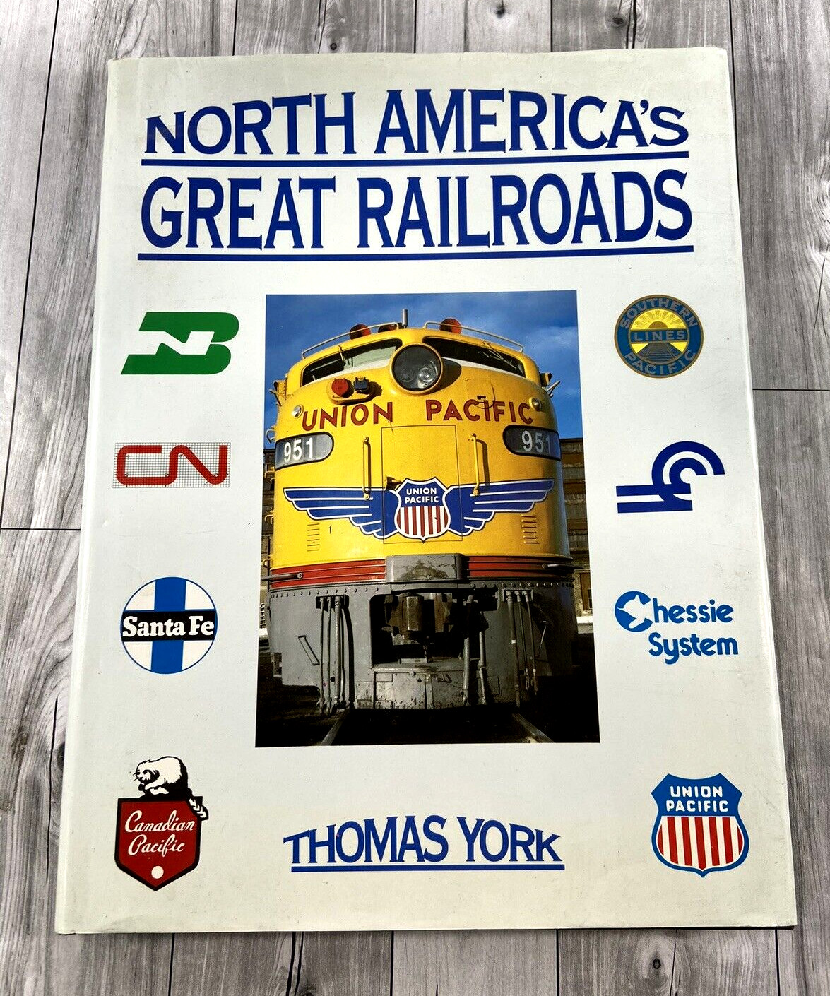 1994 North America's Great Railroads HB DJ B&N Chessie UP Canadian Pacific MS6