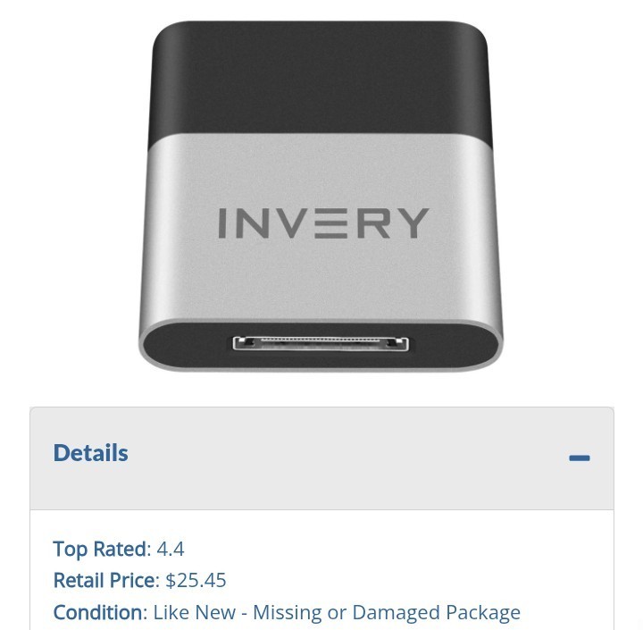 INVERY Docklinq Pro Bluetooth 5.0 Adapter Receiver for Bose Sounddock and 30 Pin