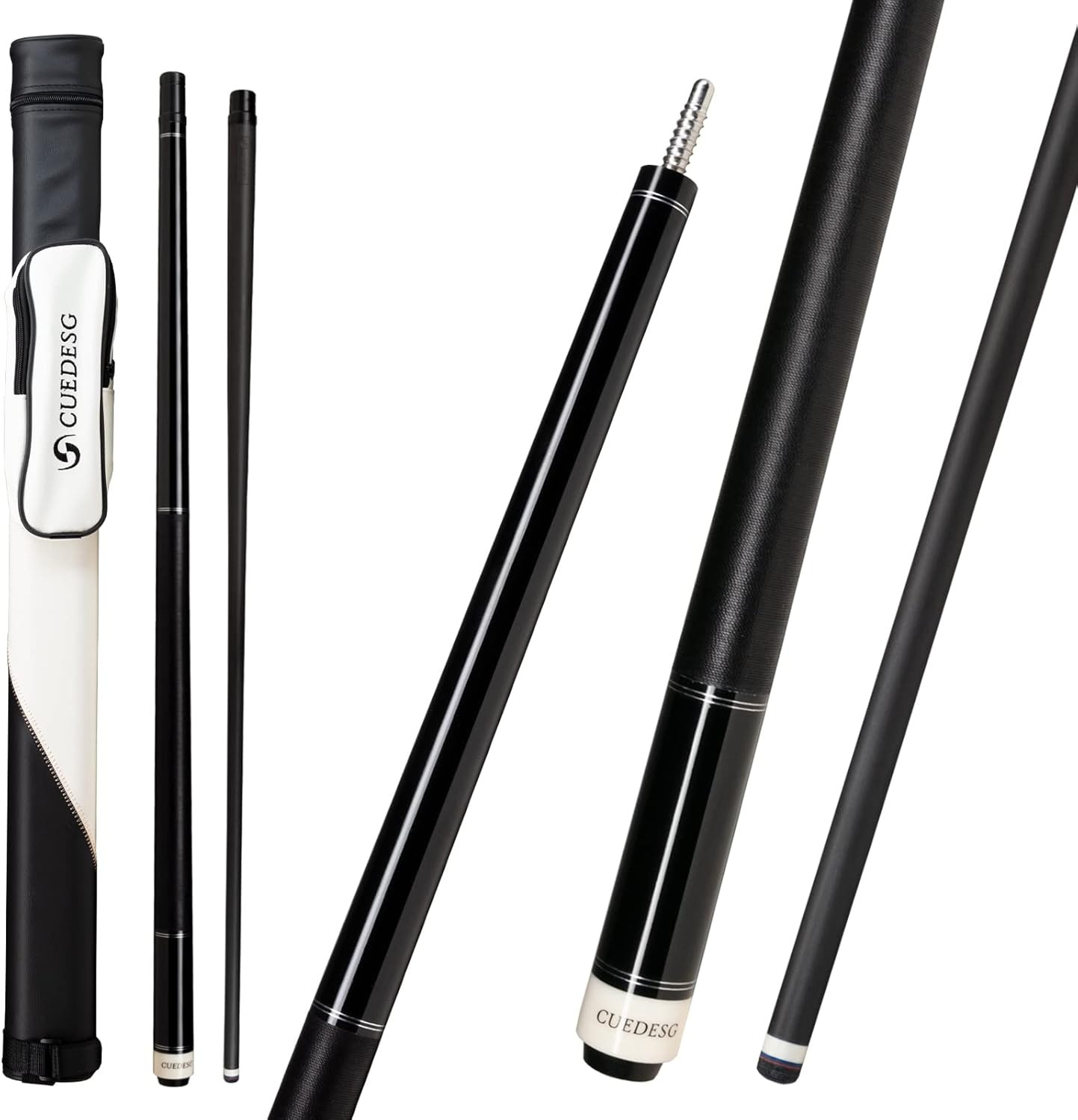 Carbon Fiber Pool Cue Stick 10.5Mm/11.8Mm/12.5Mm,Low Deflection Pool Stick,Profe