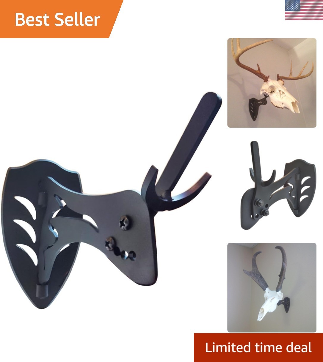 Dorighary European Mount Skull Hanger - Little Deer Trophy Mount Kit for Taxi...