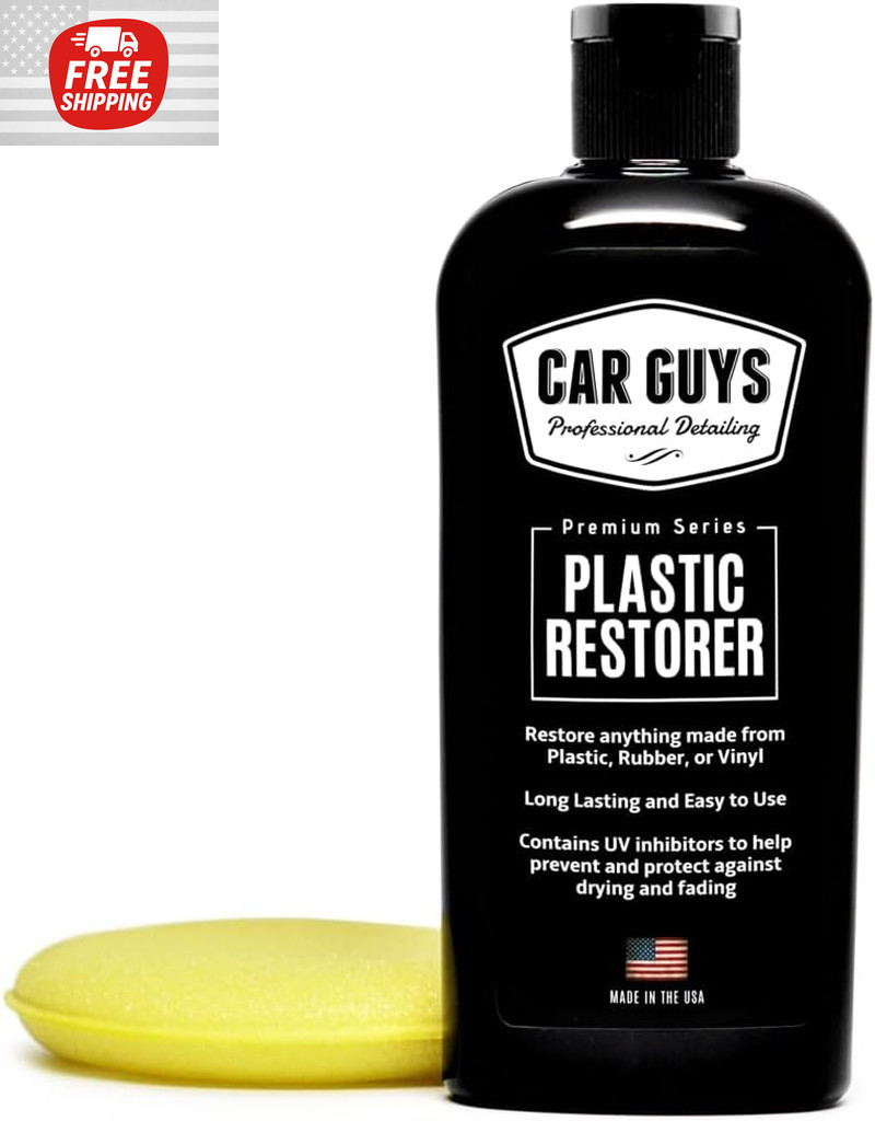 Restaurador De Plasticos Negro De Autos Carros Efectivo Como Nuevo #1 Mercado