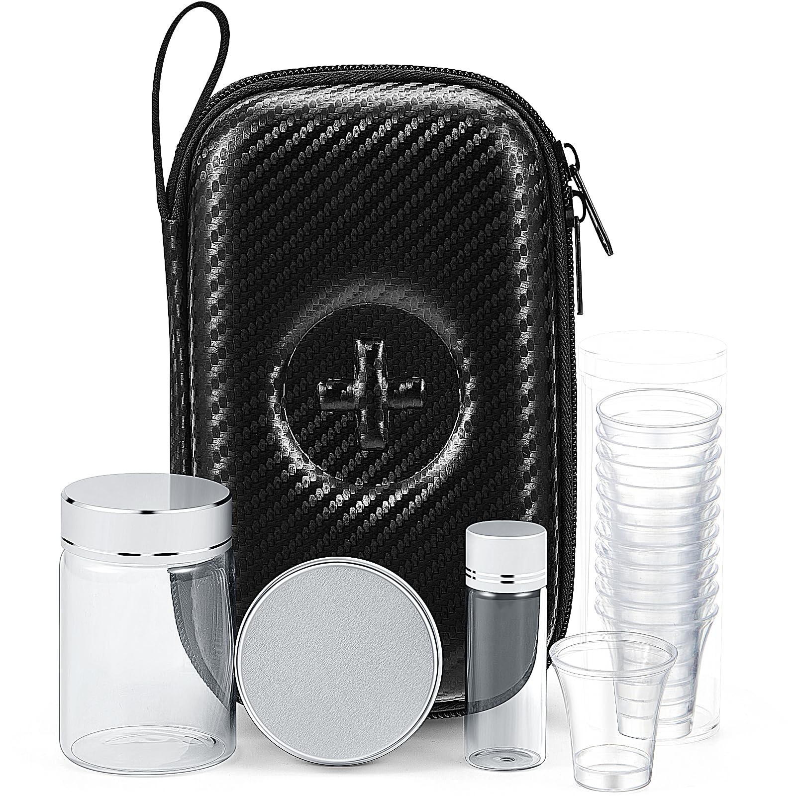 Uiifan 1 Set Portable Communion Gifts for Catholic Priests Small, Black 
