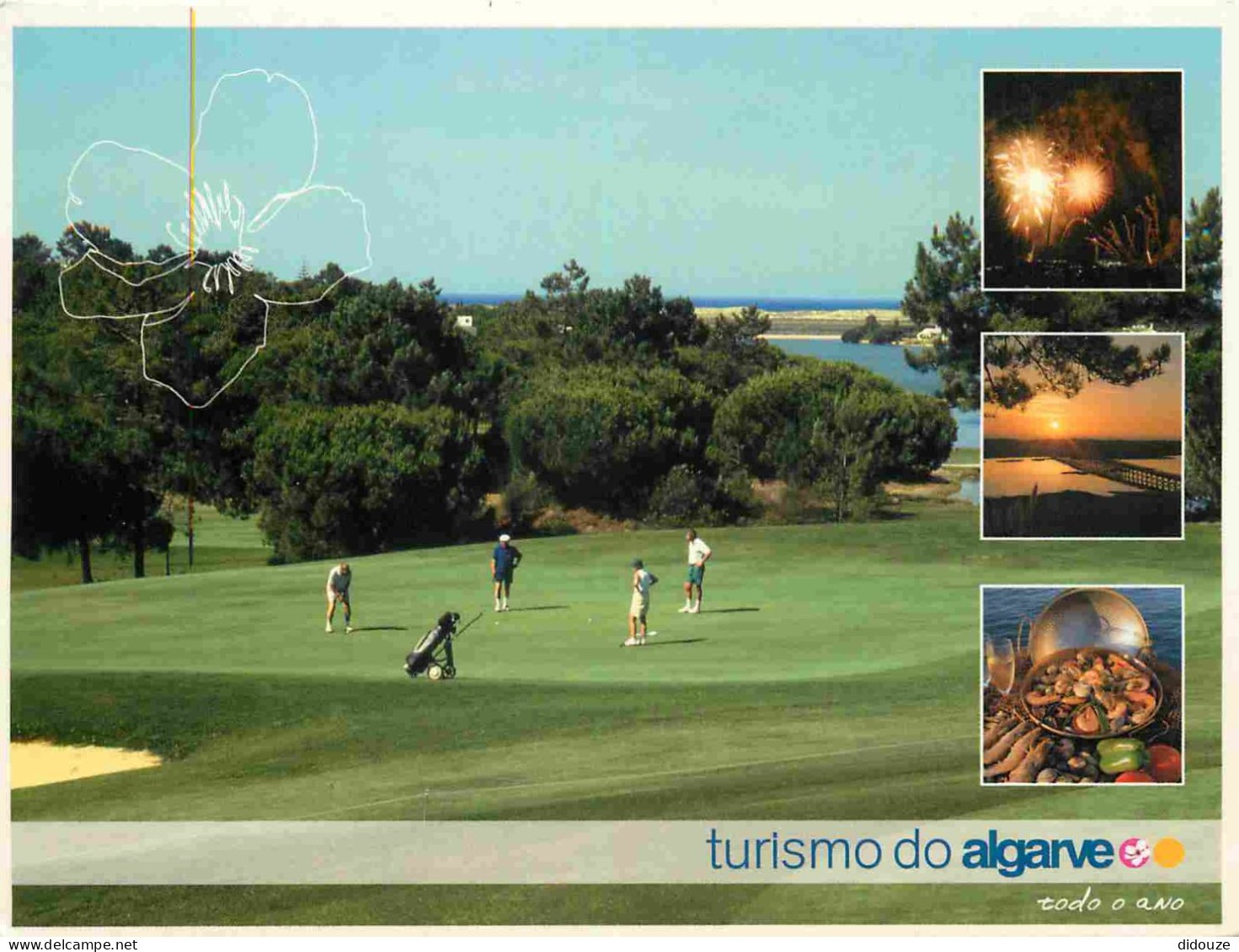 Postcard - Sports - Golf - Portugal - Algarve - Multivview - CPM - See Scan