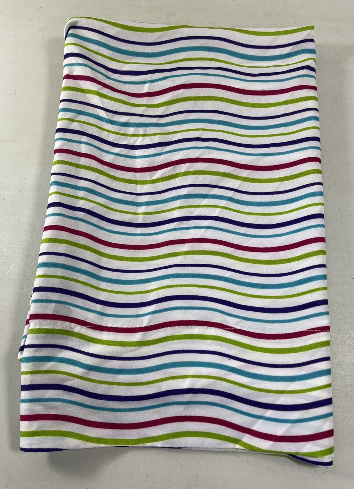 Mainstays Colorful Striped Standard Pillowcase 1pc Classic Bright Colors