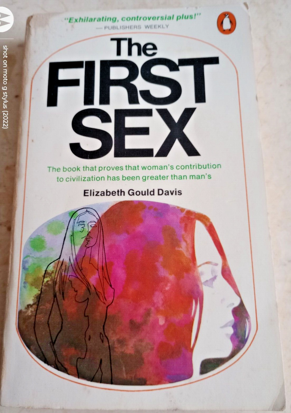 1979 PENGUIN THE FIRST SEX ELIZABETH DAVIS PB/PAPERBACK BOOK