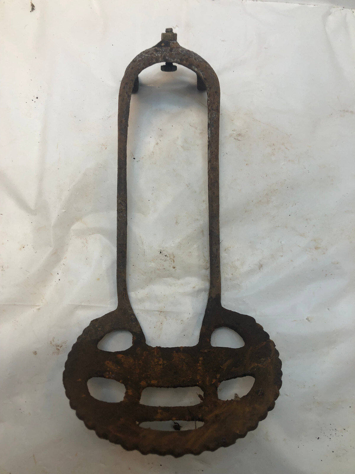 Vintage Water Bowl Arm Paddle - Cattle Livestock - Unbranded