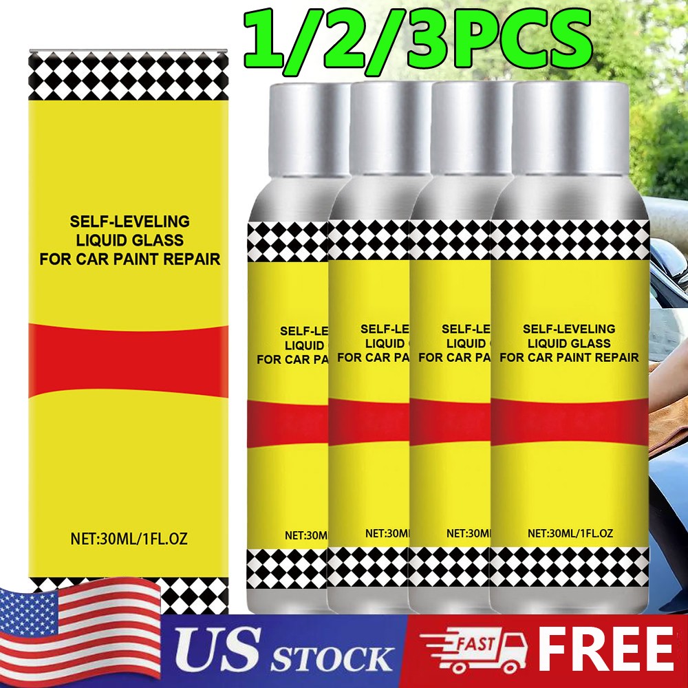 1/2/3PCS Liquid Car Glass Polish,Scratch Repair Wax Coating ET
